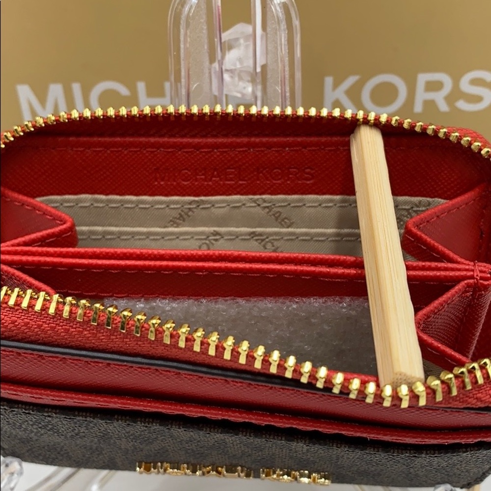 MICHAEL KORS JET SET TRAVEL MD ZA CARD CASE - Picture 12 of 16